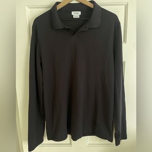 Brady Men’s Long Sleeve Polo XL - Black